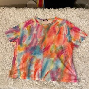Zara (M) Multicolor Tie-Dye Top